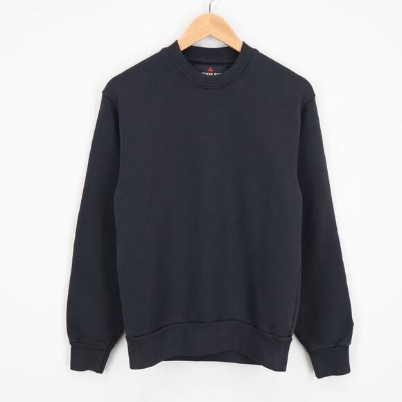 American Giant Unisex American Vintage Crew Sweatshirt Washed Black XS NWOT
